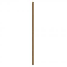 Kuzco Lighting Inc X-RD34-48BG FAN - Fan Downrod 48-in Brushed Gold